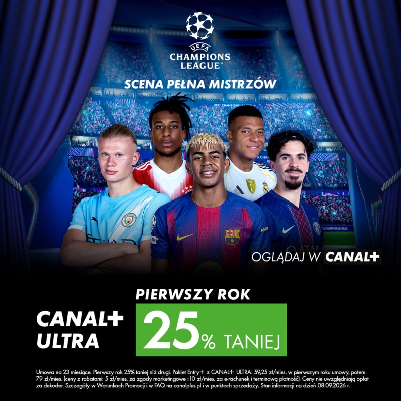 Tylko tTeraz otrzymasz 25% rabatu przez 12 miesięcy na wybrane pakiety sportowe