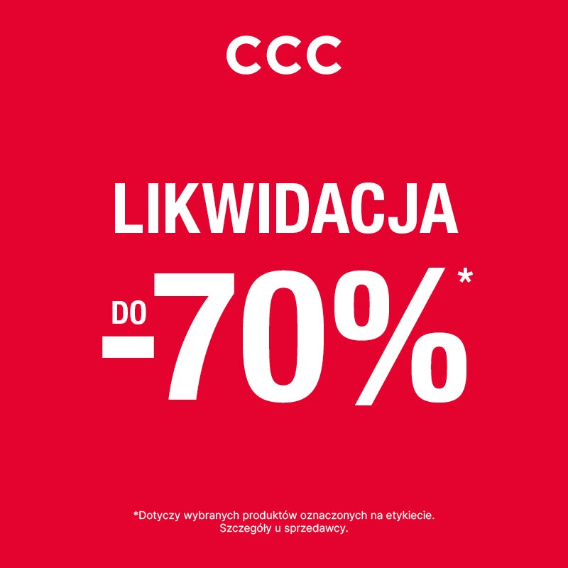 Likwidacja kolekcji do -70% w CCC!